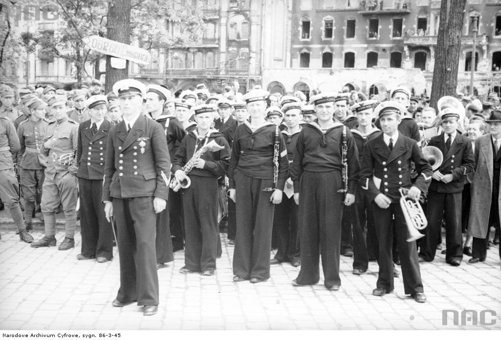 Gdańsk, czerwiec 1945 r. - obchody Dnia Morza
