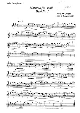 Mazurek fis-moll op. 6 nr 1