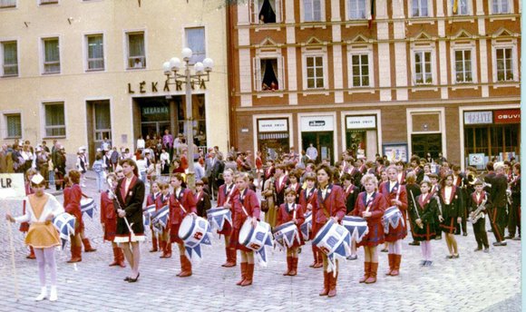 Radomska Młodzieżowa Orkiestra Dęta  FIJO Cheb (Czechosłowacja) 1987 r.
