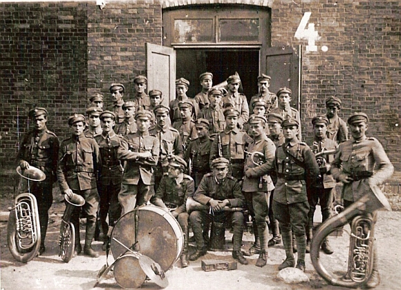 Orkiestra 55 pułku Legionów, Zegrze, sierpień 1916 r.